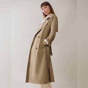 REFORMATION Tan Trench Coat